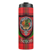 Tartan y Cresta del Clan Escocés Seton