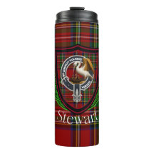 Tartan y Cresta del Clan Escocés Stewart