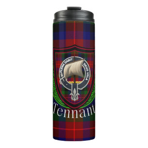 Termo Tartan y Cresta del Clan Escocés Tennant