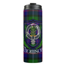 Tartan y Cresta del Clan Escocés Thomson