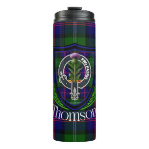 Termo Tartan y Cresta del Clan Escocés Thomson