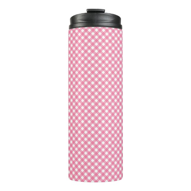 Termo Taza alta para viajes con tapa negra (Anverso)