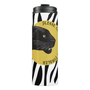 Termo Taza Black Panther de Toshi Yoshida