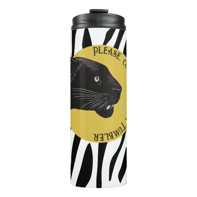 Termo Taza Black Panther de Toshi Yoshida (Anverso)