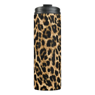 Termo Taza con estampado de guepardo de moda