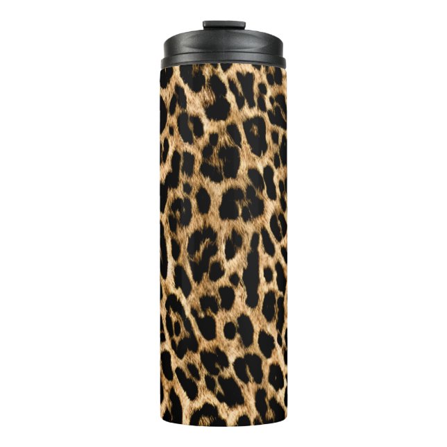 Termo Taza con estampado de guepardo de moda (Anverso)