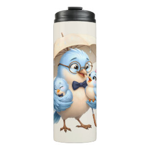 Termo Taza de café Daddy Bird estilo familiar