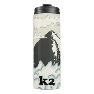 Termo Taza de café de dos tonos del cartel de viaje de l