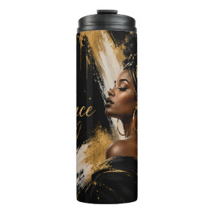 Termo Taza de café térmica afrocentrica de lujo