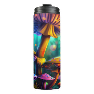 Termo Taza de champiñones de fantasía