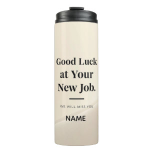 Termo Taza de Despedida Personalizada para Compañero de