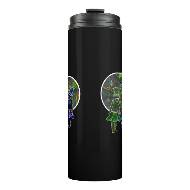 Termo Taza de diseño de sombrero de copa (Anverso)