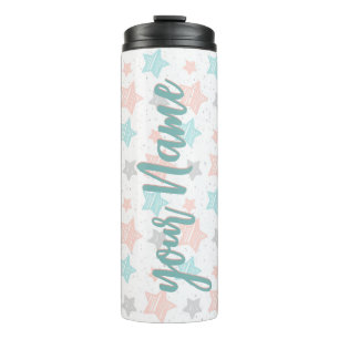 Termo Taza de estrella de nombre personalizado   Taza de