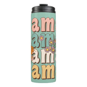 Termo Taza de regalo del Día de la Madre Retro Mama Mint