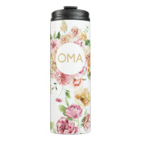 Taza de regalo Oma floral