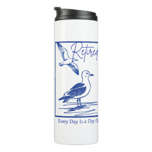 Termo Taza de regalo para jubilados viajeros
