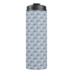 Termo Taza de té de rosas azules