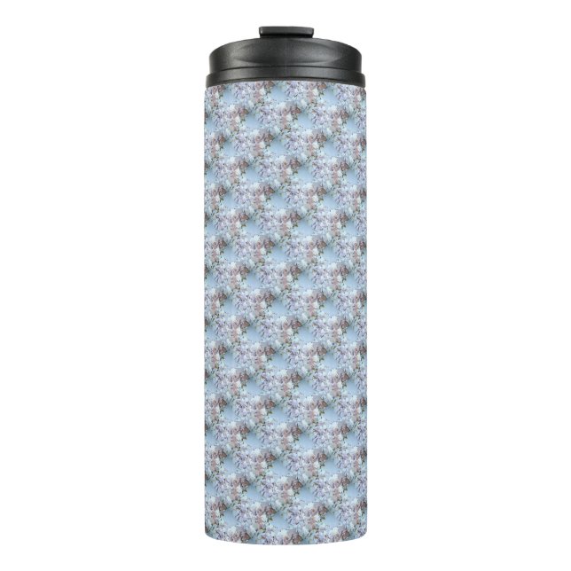 Termo Taza de té de rosas azules (Anverso)
