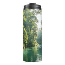 Taza de viaje de acero inoxidable Río Tropical