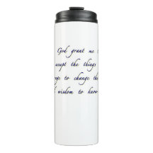 Taza de viaje de oración de serenidad