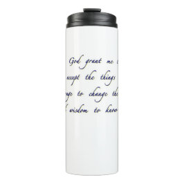 Termo Taza de viaje de oración de serenidad