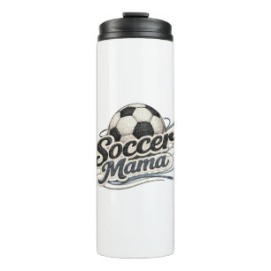 Termo Taza de viaje para Mamá de Fútbol – Regalo para Ma