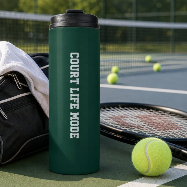 Termo Taza de viaje personalizada de tenis – Modo vida e (Subido por el creador)
