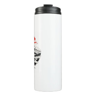 Termo Taza de viaje Sol Naciente Samurái Japonés   Estét