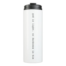 Termo Taza de viaje térmica Dios es Luz moderna