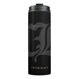 Termo Taza deportiva moderna minimalista inspirada en Ch