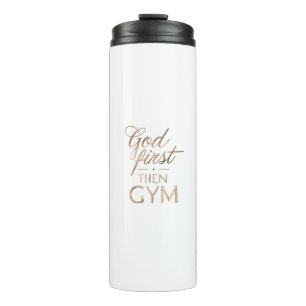 Termo Taza Dios Primero Luego Gimnasio – Motivación Cris