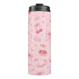 Termo Taza estética rosa para chicas