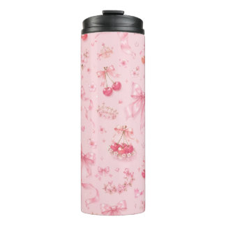 Termo Taza estética rosa para chicas