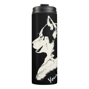 Termo Taza Husky Tumbler Personalizada Husky Cachorro &