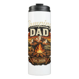 Termo Taza personalizada Camping Papá Est. 2026