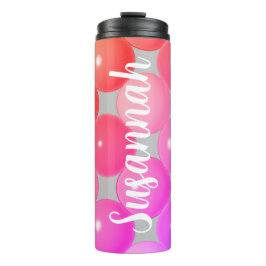 Termo Taza personalizada de color rosa brillante para re