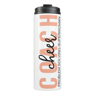 Termo Taza personalizada para entrenador de porristas, r