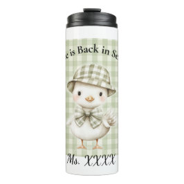 Termo Taza personalizada para profesores con ganso adora