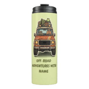 Termo Taza refrescante para fuera de carretera con capyb