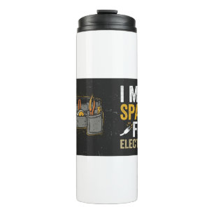 Termo Taza Regalo para Electricistas Maestros de Circuit