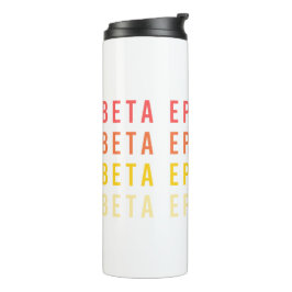Termo ¡taza retra del viaje del bex!