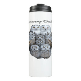 Termo Taza térmica a prueba de fugas Búho Nevado