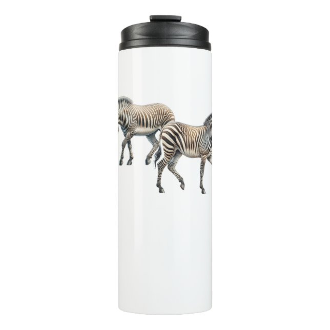 Termo Taza térmica a prueba de fugas Cebra (Anverso)