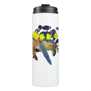 Termo Taza térmica a prueba de fugas de tortuga marina