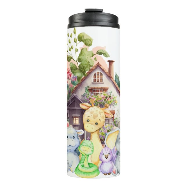 Termo Taza Térmica Animales Adorables (Anverso)