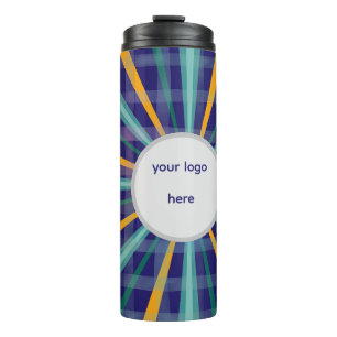 Termo Taza térmica azul impresionante personalizada