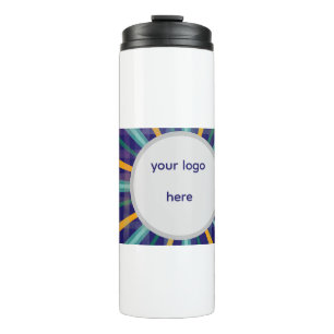 Termo Taza térmica azul impresionante personalizada