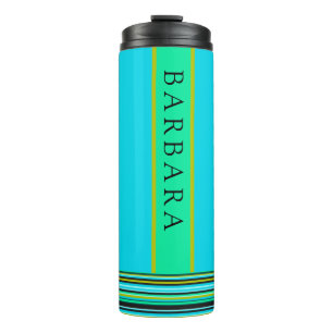 Termo Taza térmica azul turquesa personalizada