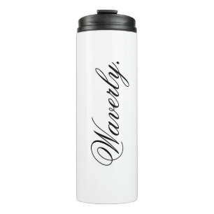 Termo Taza térmica blanca elegante personalizada