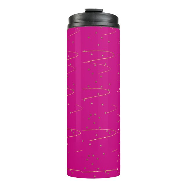 Termo Taza térmica celestial de oro rosa caliente (Anverso)